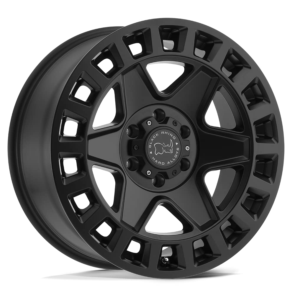 BlLACK RHINO  YORK  17インチ 未使用品4本セット Amazon.com: Black Rhino York 17x8 6x130 +38mm Matte Black Wheel